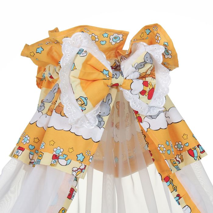 Комплект в кроватку (7 предметов), цвет бежевый микс 200