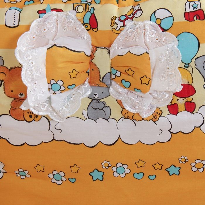 Комплект в кроватку (7 предметов), цвет бежевый микс 200