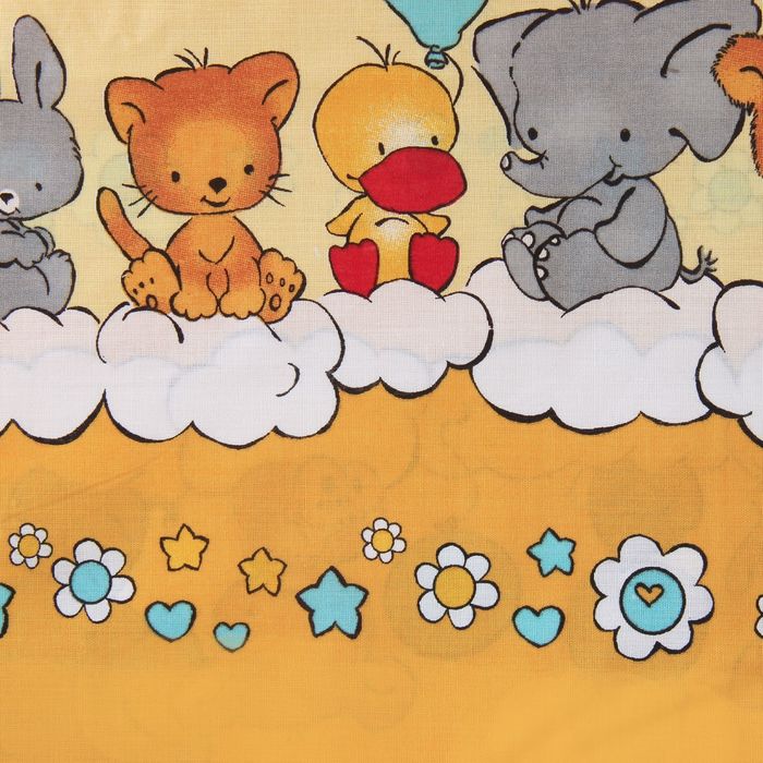 Комплект в кроватку (7 предметов), цвет бежевый микс 200