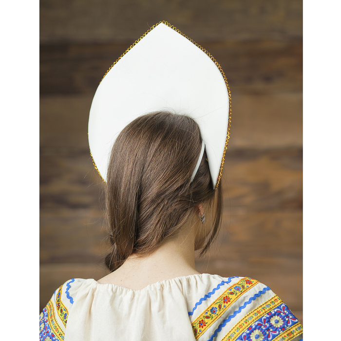 Кокошник "Восторг" на бирюзовом МИКС