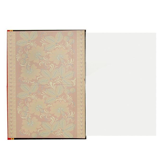 Папка для свидетельства о рождении "Хохлома", А5, ламинированная