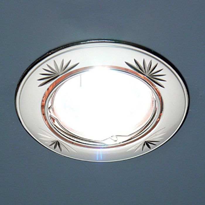 Светильник Elektrostandard MR16 GU5.3 104A CF перл.серебро/никель