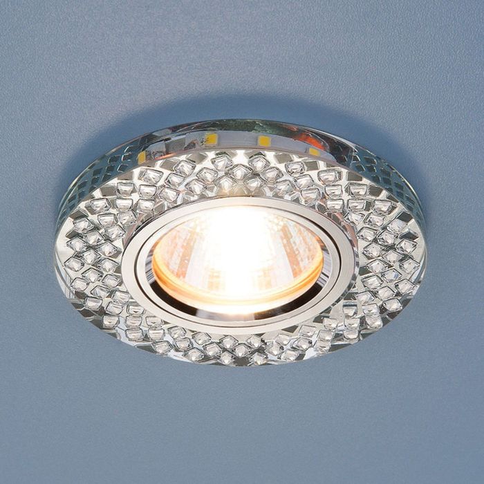 Светильник Elektrostandard MR16 GU5.3 2140 зеркальный/серебро, LED подсветка