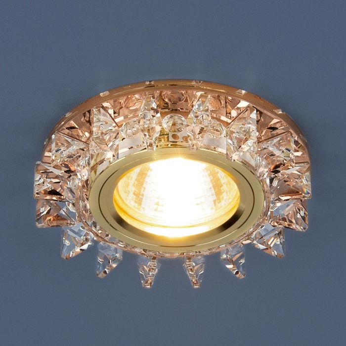 Светильник Elektrostandard MR16 GU5.3 6037 зеркальный/золото, LED подсветка