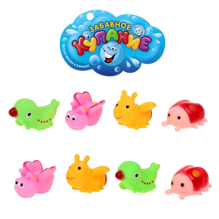 Набор игрушек для ванны, 8 шт.