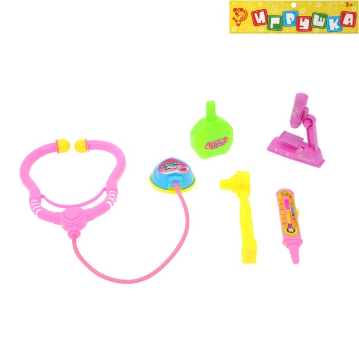 ИГРУШКА Набор доктора "Моя профессия-2", 5 предметов, МИКС