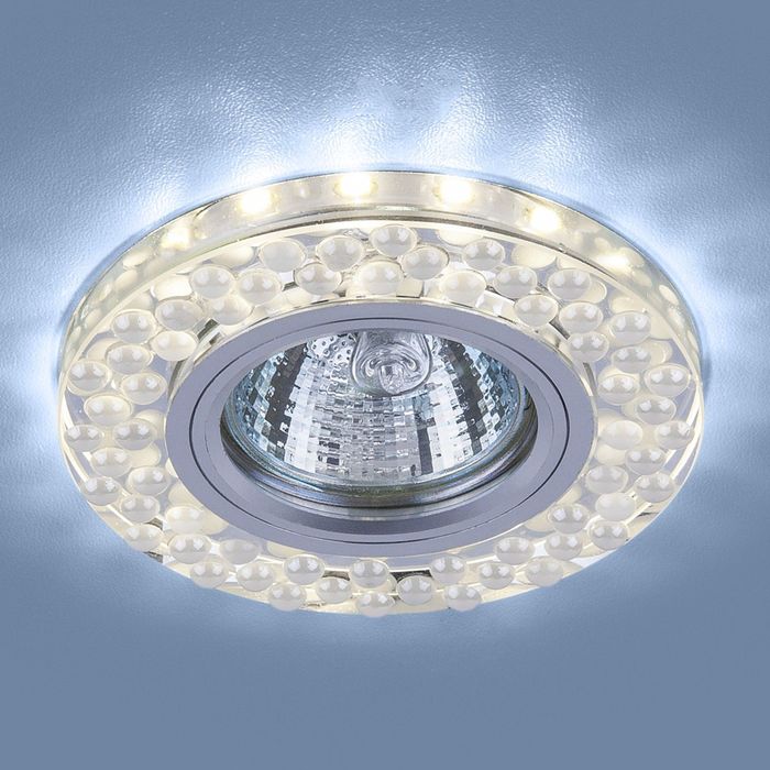 Светильник Elektrostandard MR16 GU5.3 2194 зеркальный/белый, LED подсветка