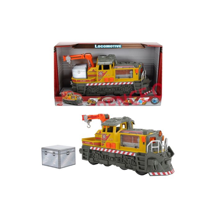 Ремонтный локомотив на свободном ходу