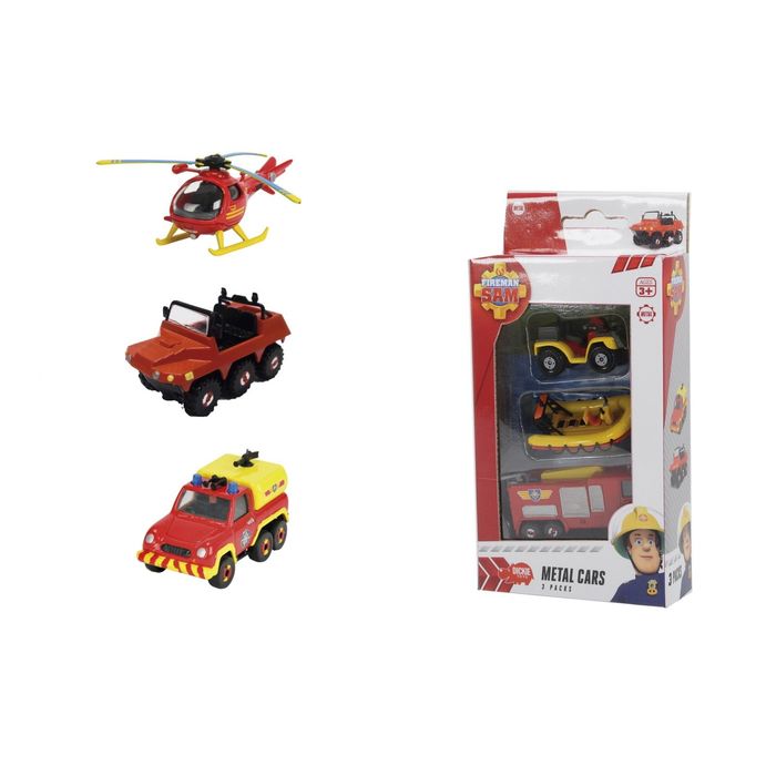 Набор транспорта "Пожарный Сэм", масштаб 1:64, МИКС