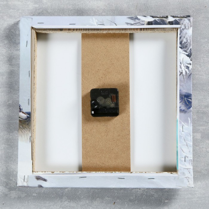 Часы настенные модульные «Волки в зимнем лесу», 35 × 110 см