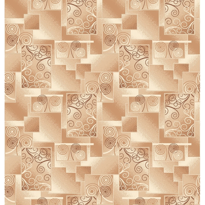 Палас Энигма, размер 200х300 см, цвет бежевый, войлок 195 г/м2