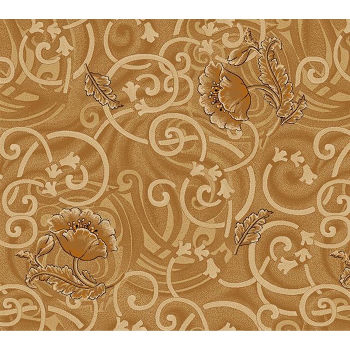 Палас Маки, размер 200х200 см, цвет бежевый, войлок 195 г/м2