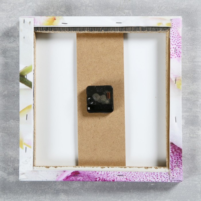 Часы настенные модульные «Орхидеи», 35 × 110 см