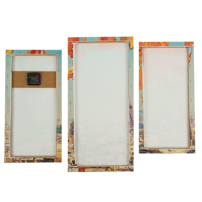 Часы настенные модульные «Эйфелева башня», 60 × 80 см