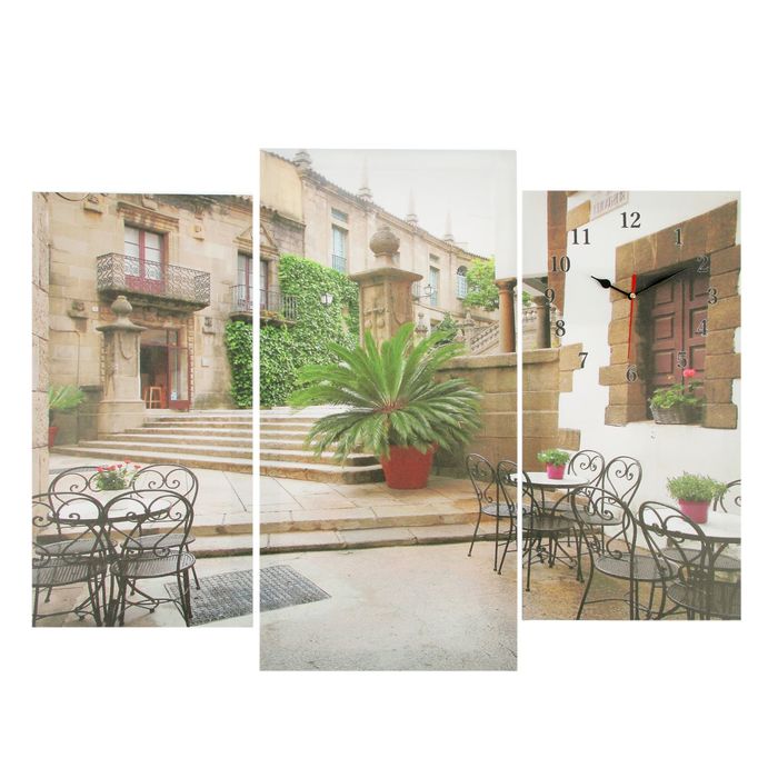 Часы настенные модульные «Переулок», 60 × 80 см