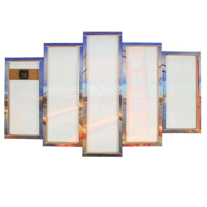 Часы настенные модульные «Мост Золотые ворота», 80 × 140 см