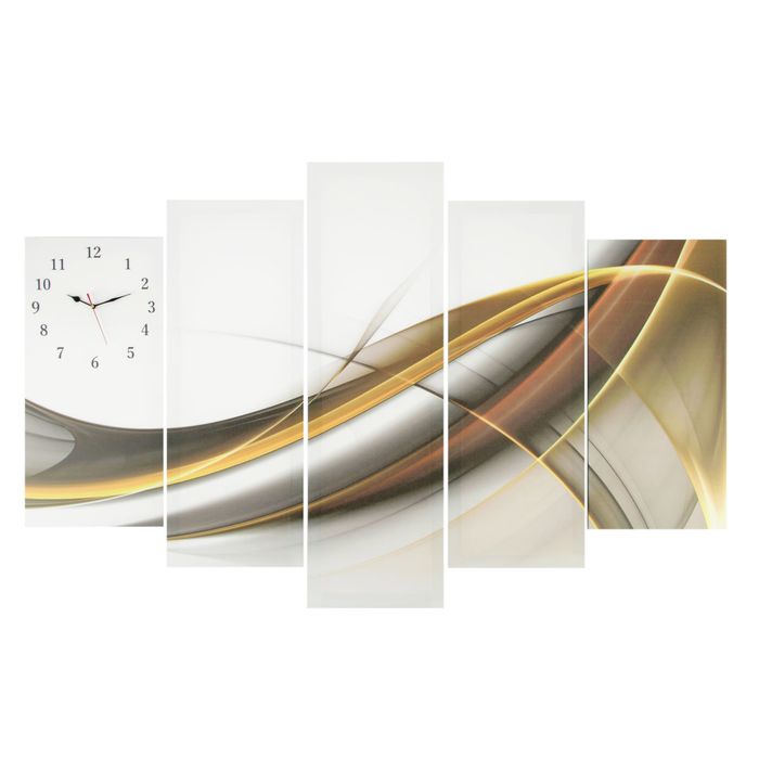 Часы настенные модульные «Абстракция», 80 × 140 см