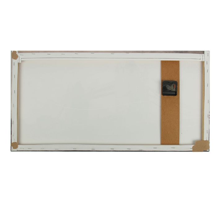 Часы настенные на холсте "Тауэрский мост", 40х76 см микс