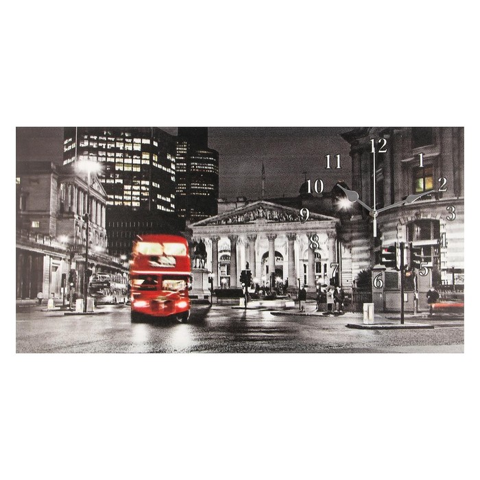 Часы-картина настенные, серия: Город, Лондон, 40 х 76 см