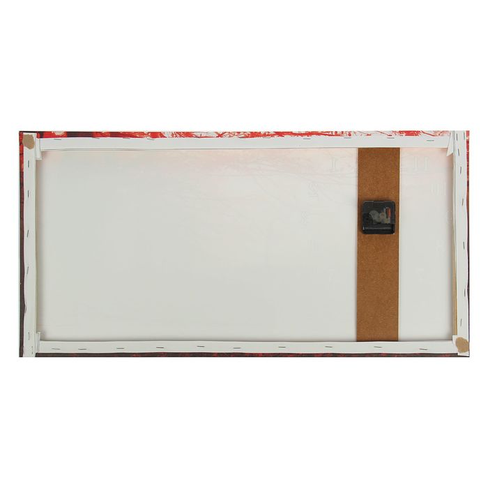 Часы настенные на холсте "Осенний лес", 40х76 см