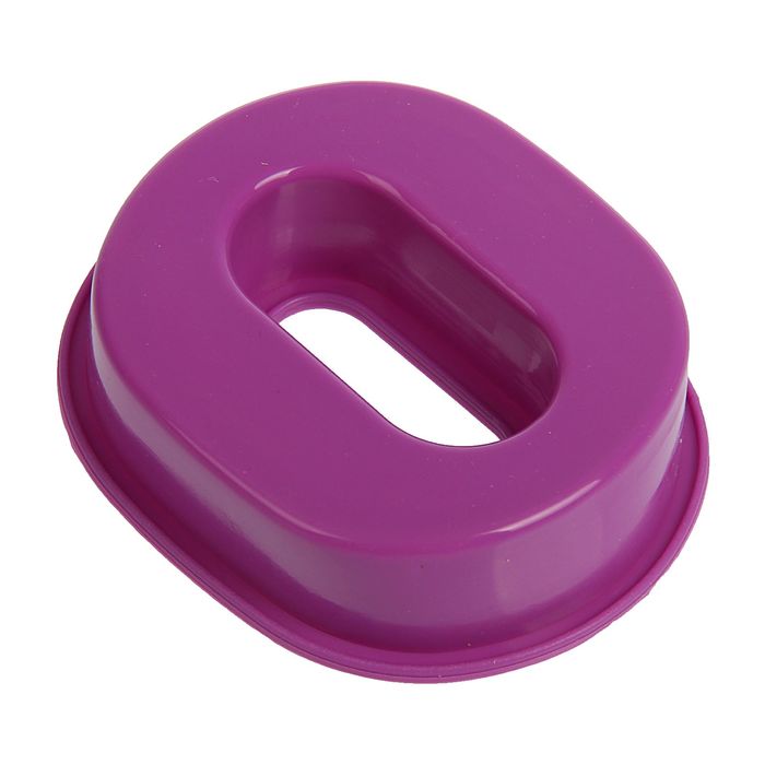 Форма для выпечки "Малая цифра ноль" 9,5х8,5х2,5 см, цвета МИКС