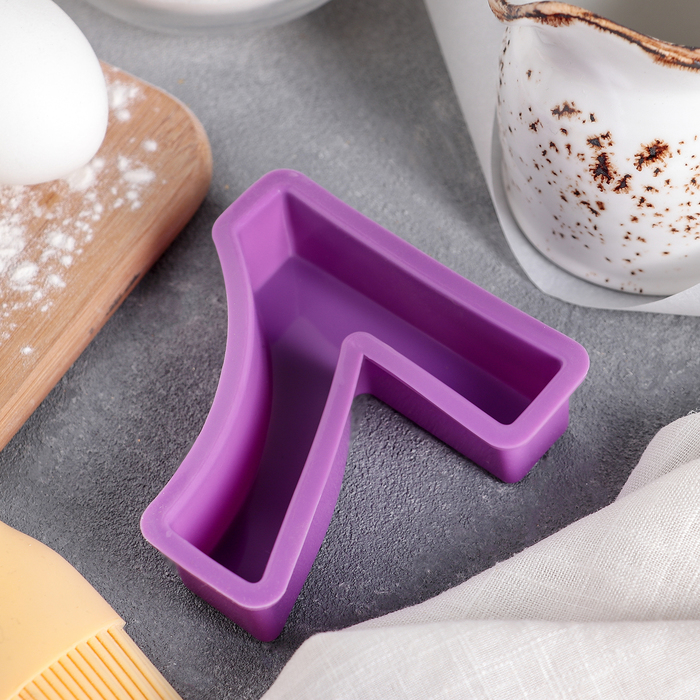 Форма для выпечки "Малая цифра семь" 9,5х8,8х2,5 см, цвета МИКС