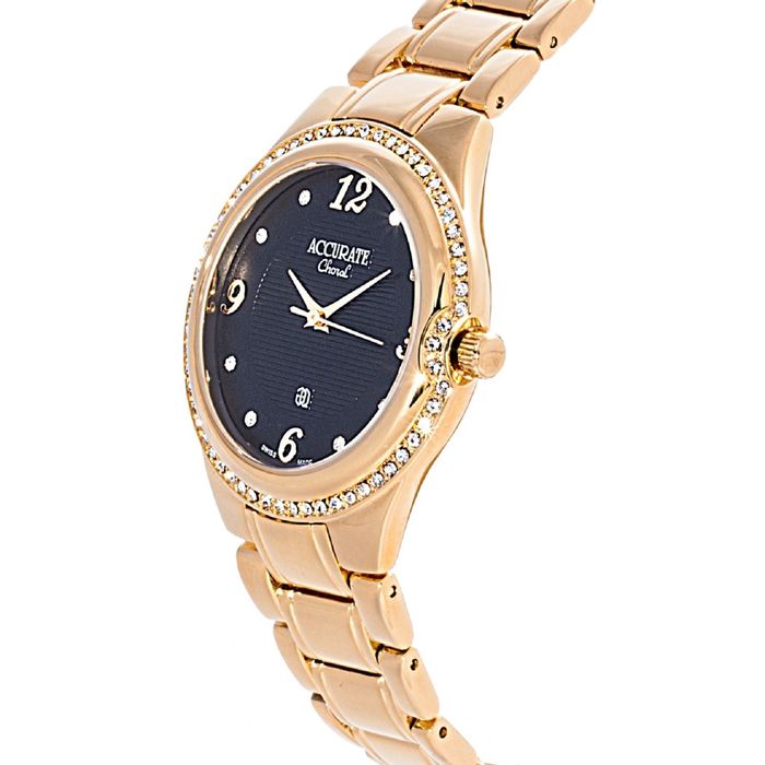 Часы наручные женские ACCURATE ALQ370S black