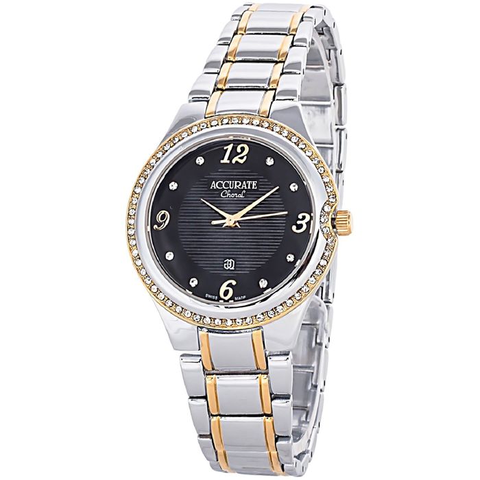 Часы наручные женские ACCURATE ALQ370ST black
