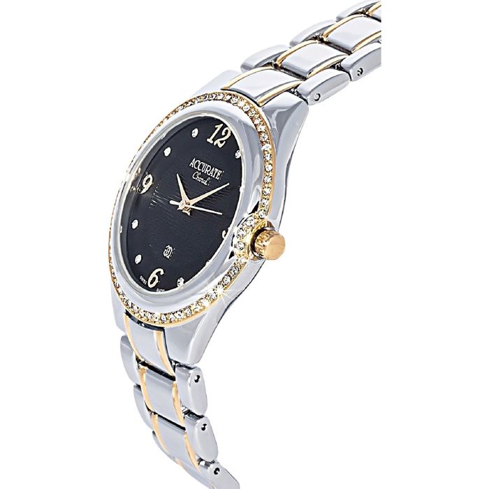 Часы наручные женские ACCURATE ALQ370ST black
