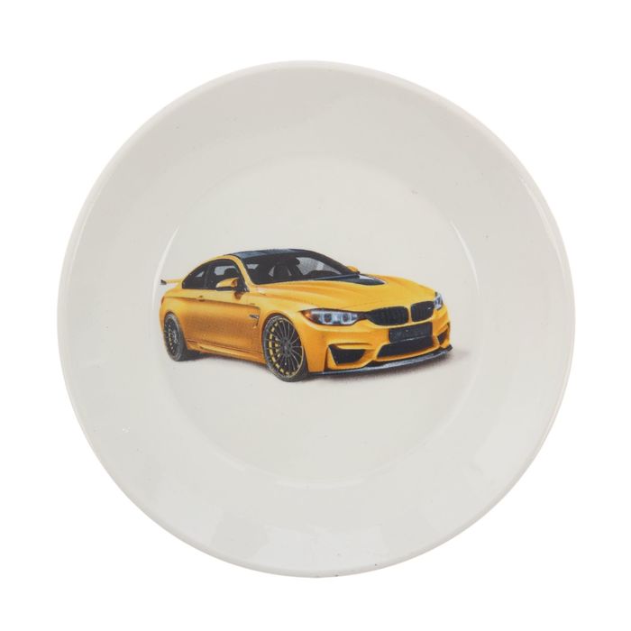 Блюдце-тазик 14 см "Гонки", 150 мл