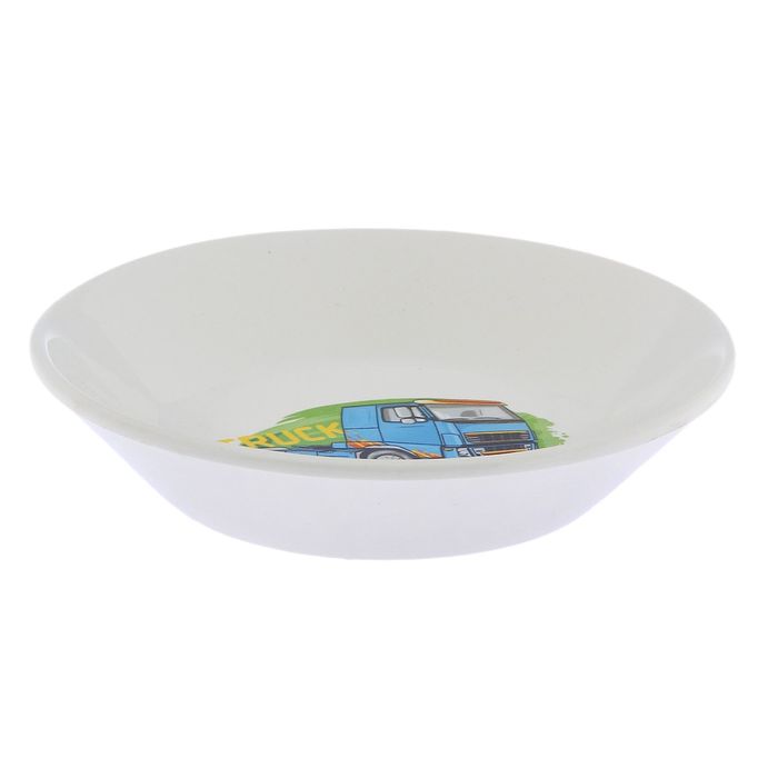 Блюдце-тазик 14 см "Гонки", 150 мл