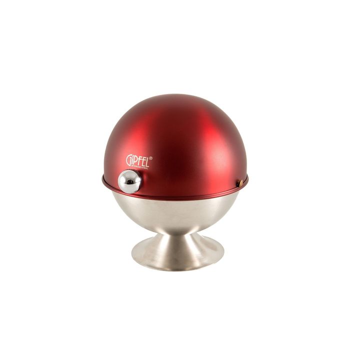 Сахарница Gipfel, 11х11х13,5 см, красная