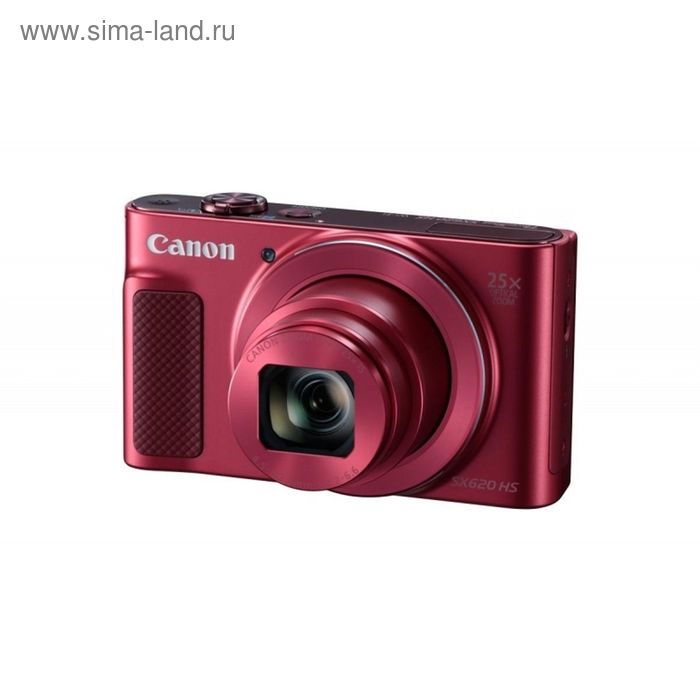 Фотоаппарат CANON PowerShot SX620 HS, красный, 20.2Mpix/CMOS/25x/SDHC/Full HD/Wi-Fi,NFC/3