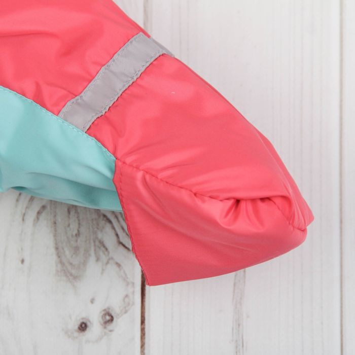 Комбинезон для девочки, рост 80 см, цвет коралловый Ш-0039_М