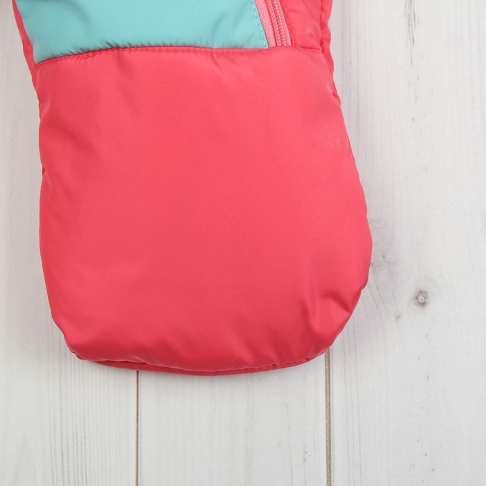 Комбинезон для девочки, рост 80 см, цвет коралловый Ш-0039_М