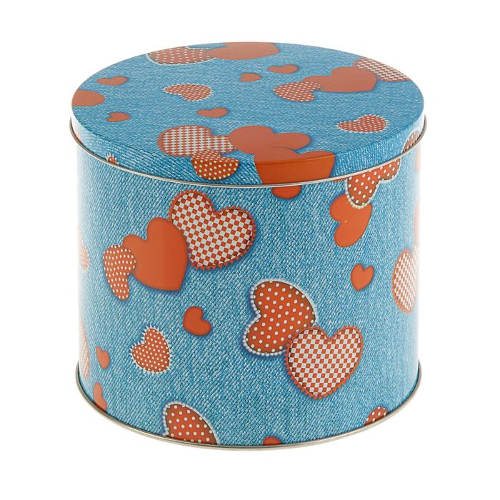 Подарочная коробка "Джинс", 15,3 х 15,3 х 13,5 см