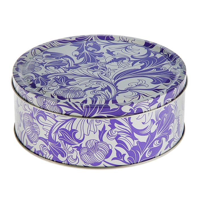 Подарочная коробка "Винтаж" сиреневый, 19 х 19 см