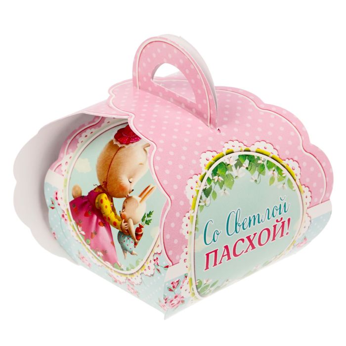 Коробочка подарочная для яйца "Любимой мамочке. Со светлой пасхой!"