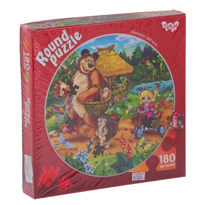Пазл "Маша и медведь. По ягоды", 180 элементов