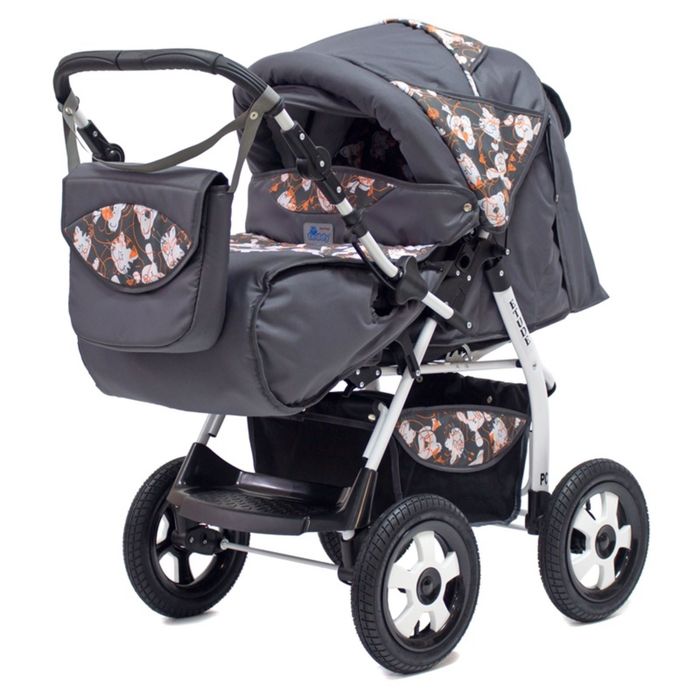 Коляска прогул. ETUDE PKL (BartPlast) / 10 графит-оранжевый