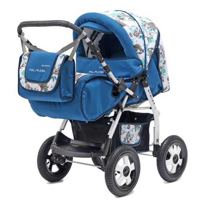 Коляска-трансформер Karina, цвет тёмно-синий