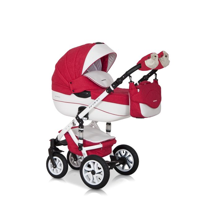 Коляска BRANO ECCO (Riko) / 20 красный-белый