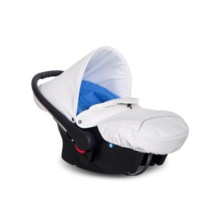 Коляска BRANO ECCO (3-в-1) (Riko) / 16 голубой-белый