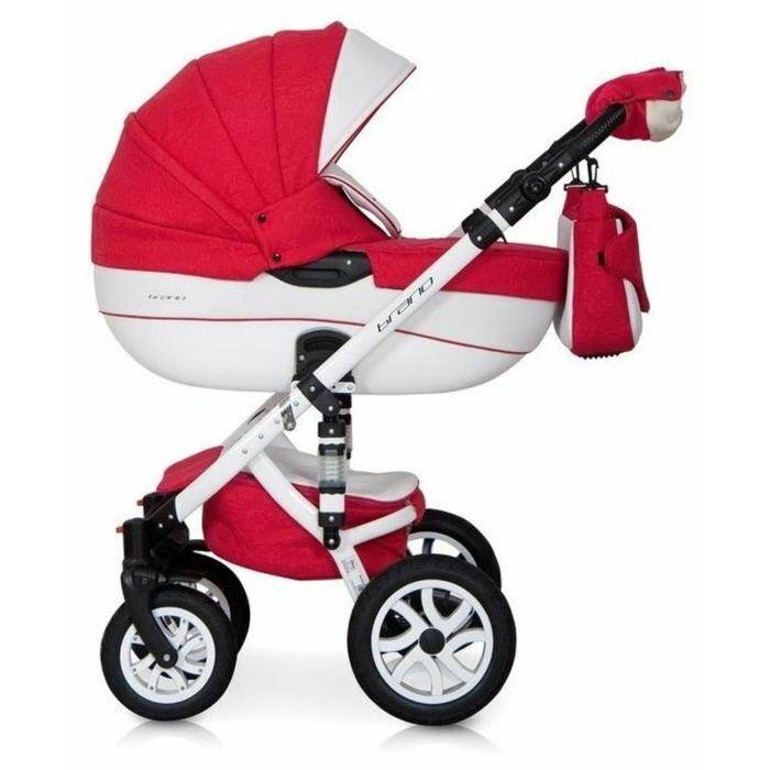 Коляска BRANO ECCO (3-в-1) (Riko) / 20 красный-белый