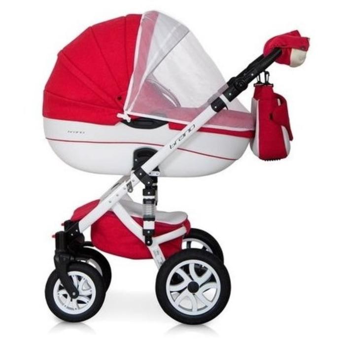 Коляска BRANO ECCO (3-в-1) (Riko) / 20 красный-белый