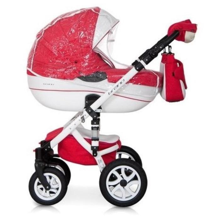 Коляска BRANO ECCO (3-в-1) (Riko) / 20 красный-белый