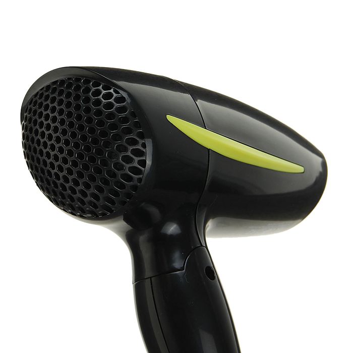 Фен для волос ENERGY EN-859, 1200 Вт, 2 скорости, 3 температурных режима, черный