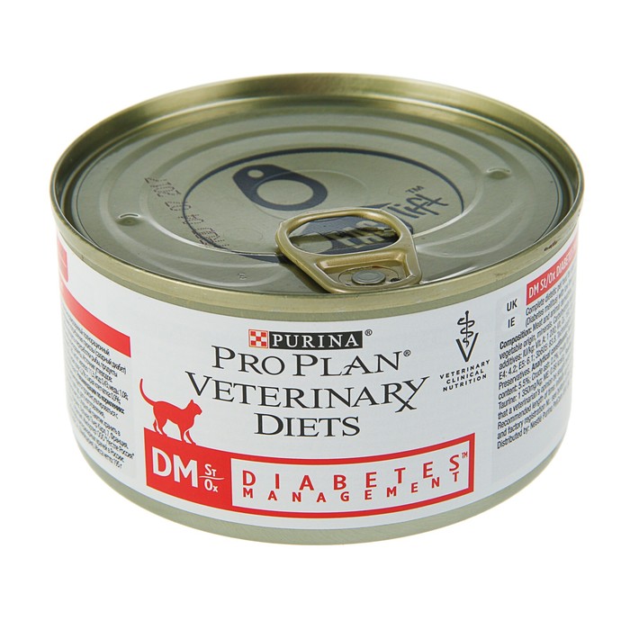 Влажный корм PURINA DM диета для кошек при диабете, ж/б, 195 г