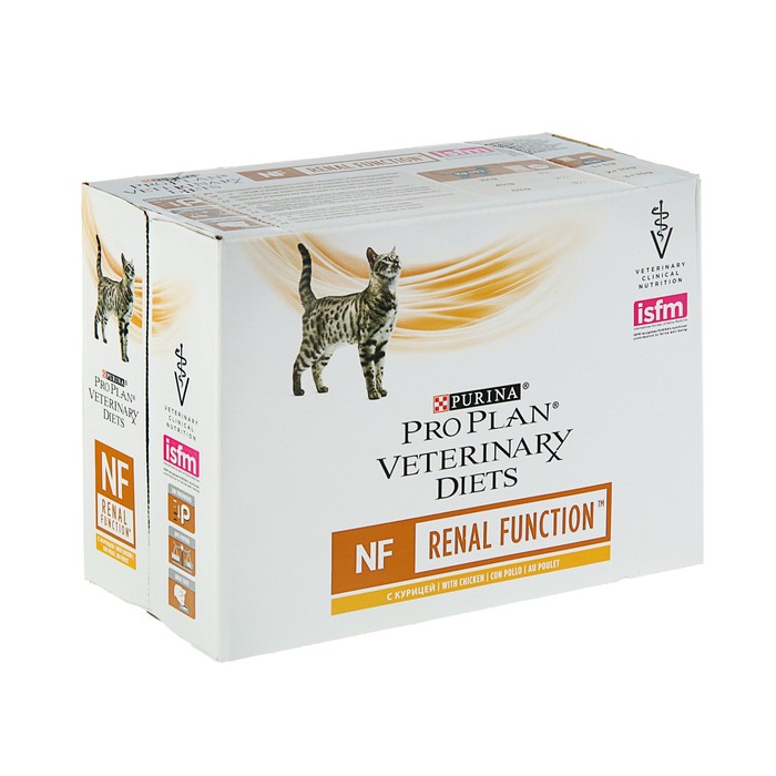 Влажный корм PURINA NF диета для кошек при патологии почек, курица, пауч, 85 г