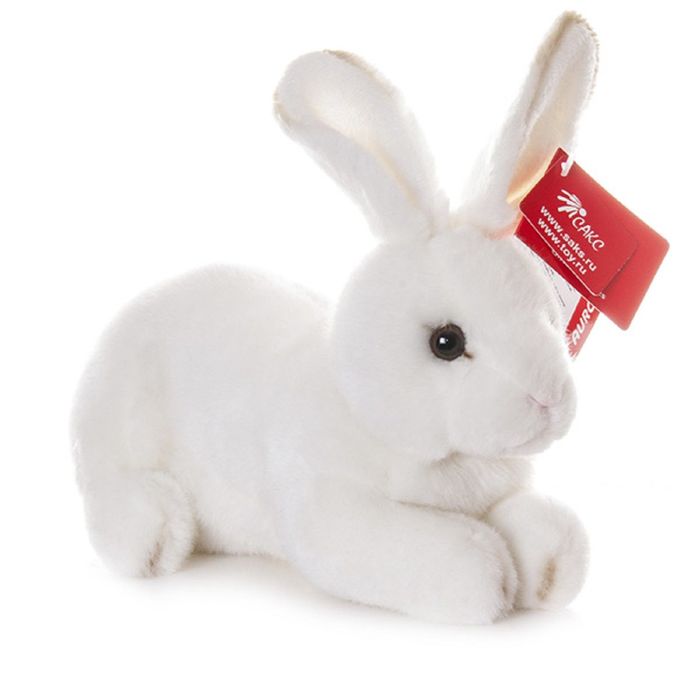 AURORA Игрушка мягкая  Кролик белый 25 см